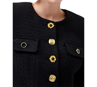 French Connection Women's Structured Button-Front Jacket