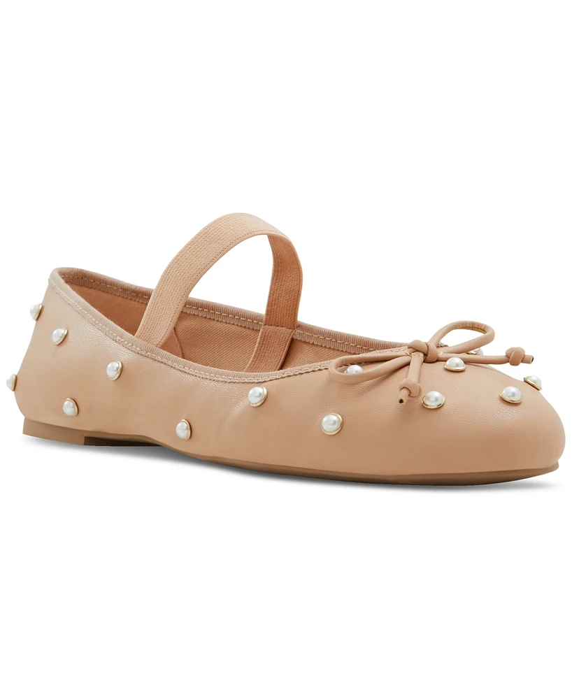 Aldo Women's Byanca Embellished Cross-Strap Ballet Flats