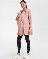 Seraphine Women's 3 1 Maternity Babywearing Hoodie Tunic Sweatshirt