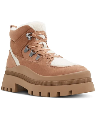 Aldo Women's Cozettia Lace-Up Lug Sole Ankle Booties