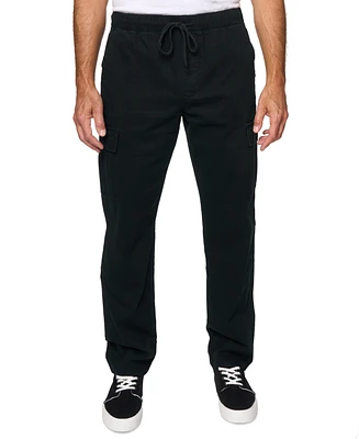 Lazer Men's Drawstring Pull-On Cargo Joggers