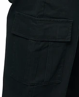 Lazer Men's Drawstring Pull-On Cargo Joggers