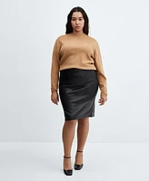 Mango Women's Regular Pencil Skirt