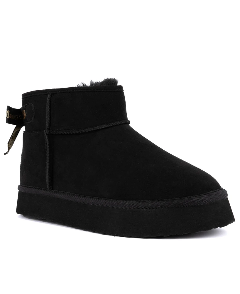 Juicy Couture Women's Olden Mini Platform Cold Weather Booties