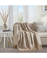 Ihi Home Soft Mohair Throw Blanket I 50"x 70"I Chocolate Pecan