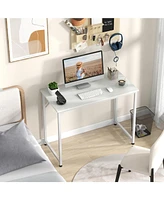 Skonyon 40 Inch Small Computer Desk with Heavy-duty Metal Frame