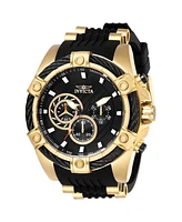 Invicta Men's Bolt Quartz Chronograph Black Dial Polyurethane Watch