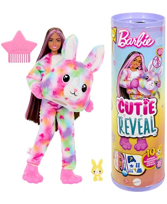 Barbie Cutie Reveal Bunny Color Dream Doll Series with 10 Surprises & Accessories