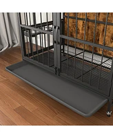 Streamdale Furniture Multifunctional Steel Dog Cage with Easy Assembly and Mobility