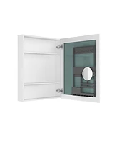 Streamdale Furniture 24" x 30" Bathroom Medicine Cabinet with Mirror, Recessed or Surface Mount