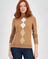 Tommy Hilfiger Women's Pointelle Stella Argyle Sweater