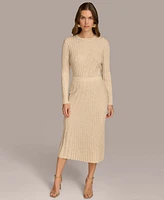 Donna Karan New York Women's Rib Knit Sweater Skirt