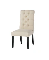 Classic Tufted Parsons Dining Chair Set of 2 with Modern Style