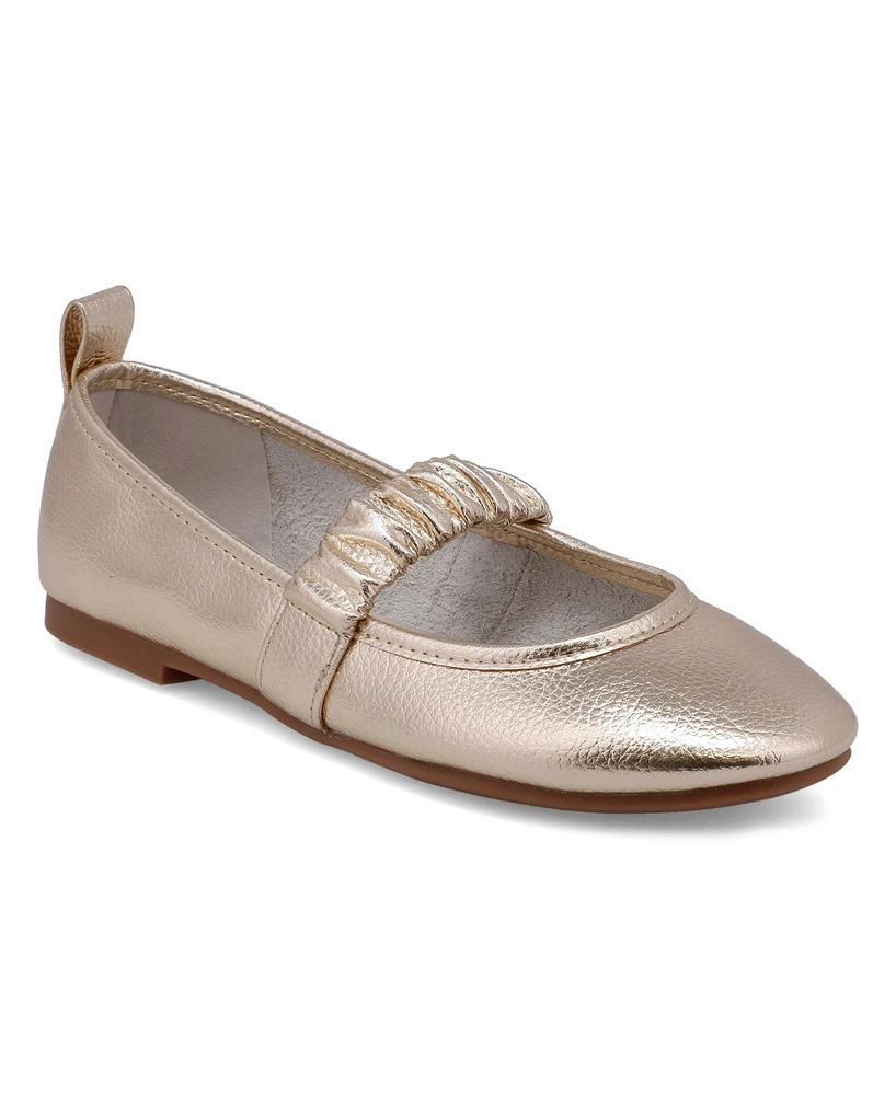 Mia Women's Uliana Mary-Jane Leather Flats