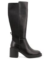 Mia Women's Grier Block-Heel Tall Knee Boots