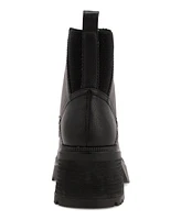 Mia Women's Idalia Lug-Sole Lace-Up Combat Booties