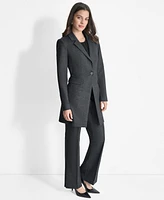 Dkny Women's One-Button Long Blazer