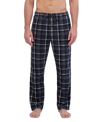 Hanes Men's Ultimate Ultra Soft Plaid Brushed Fleece Pajama Pants