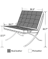 Streamdale Furniture Mid-Century Foldable Lounge Chair