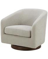 Solvie Fabric Swivel Chair, Created for Macy's