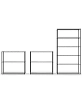 Streamdale Furniture 2 Pack 3 Tier Shelf Wire Shelving Unit,