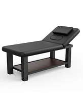 Simplie Fun 80" Beauty Salon Massage Bed: Adjustable, Sturdy, Storage