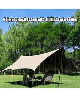 Streamdale Furniture Versatile Outdoor Shade Canopy: Beach, Camping, Sun Shelter