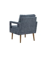 Mid-Century Chenille Armchair for Comfort and Style