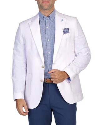 Seersucker Striped Sport Coat