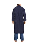 Lands' End Big & Tall Calf Length Turkish Terry Robe