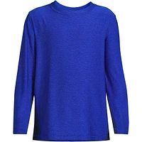 Lands' End Boys Long Sleeve Athletic Color Block T-Shirt