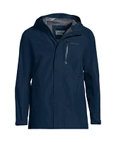 Lands' End Big & Tall Waterproof Hooded Packable Rain Jacket