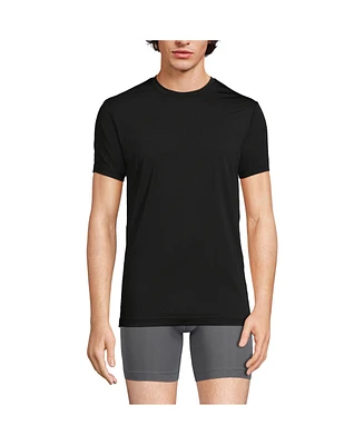 Lands' End Men's Flex Performance Crewneck Undershirt