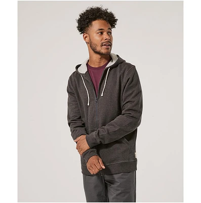 Pact Men's Organic Cotton Brushed Fleece Zip Hoodie