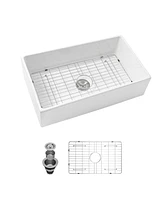 33 Farmhouse Sink - 33 Inch Kitchen Sink Undermount Single Bowl Apron