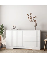 Streamdale Furniture Modern Sideboard Buffet Cabinet with Storage