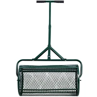 Streamdale Furniture Peat Moss Spreader 2 4", Compost Spreader Metal Mesh, T Shaped Handle For Planting Seeds