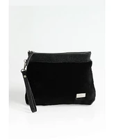 Furniq Uk Women's Shearling Clutch Bag