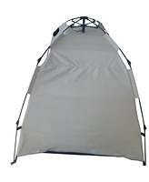 Simplie Fun Khaki Single-Layer Hiking Tent Easy Setup, Sturdy and Breathable