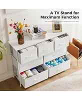 7 storage Spaces, assembled wardrobe lockers, bedroom furniture lockers, White