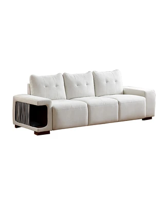 Simplie Fun Modern Sofa with Unique Pet Space and Extra Deep Seating