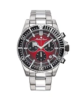 Mathey Tissot Men's Mathy Strike Red Dial Watch - H908CHAR