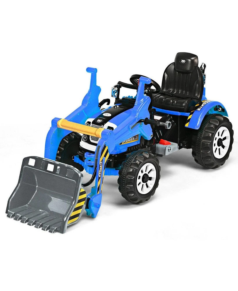 Skonyon 12V Battery Powered Kids Ride-on Dumper Truck