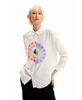 Desigual Women's Geometric viscose shirt