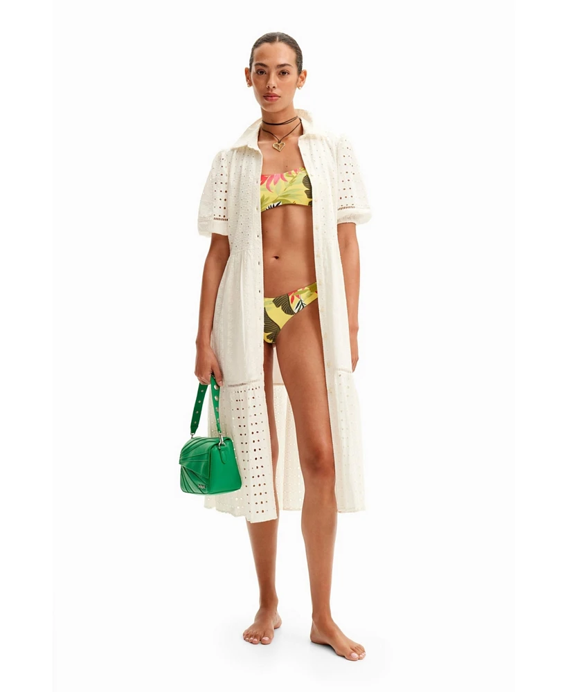 Desigual Women's Tropical bandeau bikini