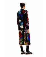 Desigual Women's M. Christian Lacroix midi shirt dress