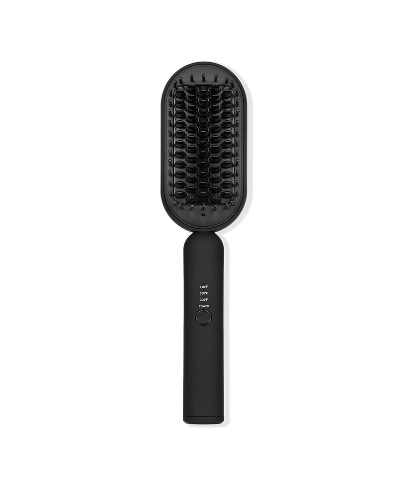 L'ange Professional Hair Mane Pass 2-in-1 Straightening Brush