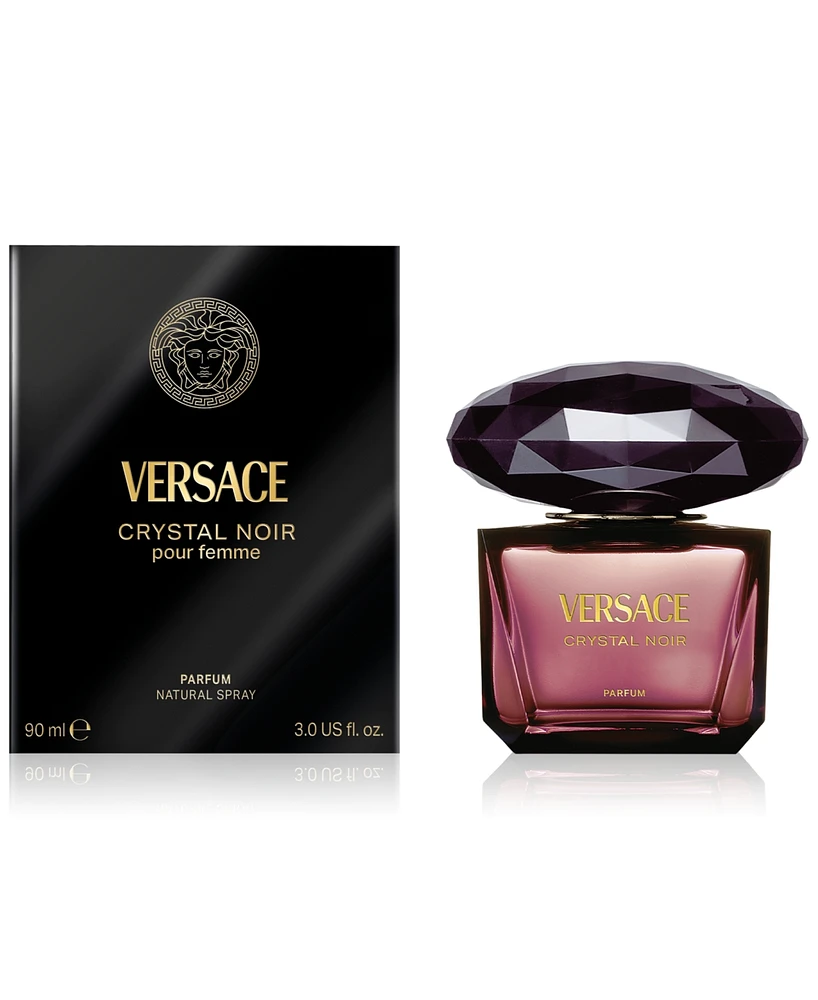 Versace Crystal Noir Parfum Spray, 3 oz.