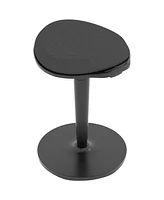 Homcom Mesh Ergonomic Wobble Stool for Standing Desks, with Rocking, Gray