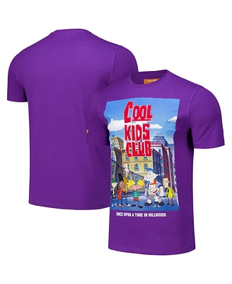 Freeze Max Men's Purple Hey Arnold Cool Kids Club Regular Fit T-Shirt